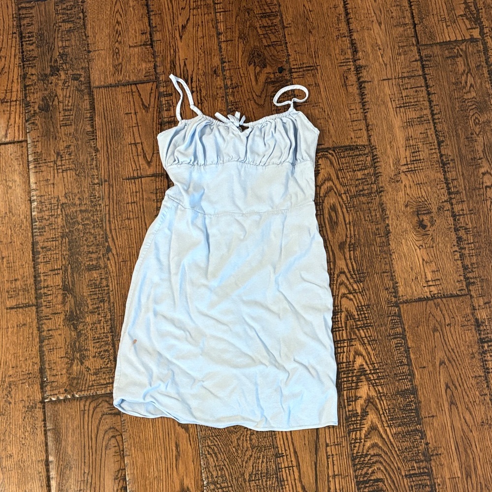Sunday Best Pale Blue Smocked Sundress